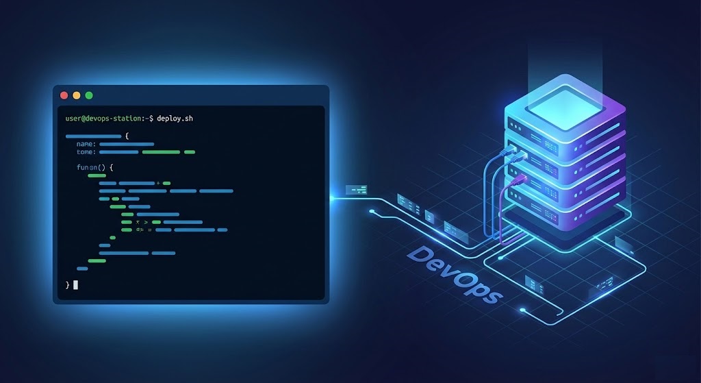 A command-line terminal window connected to a remote cloud server for learning Linux skills.