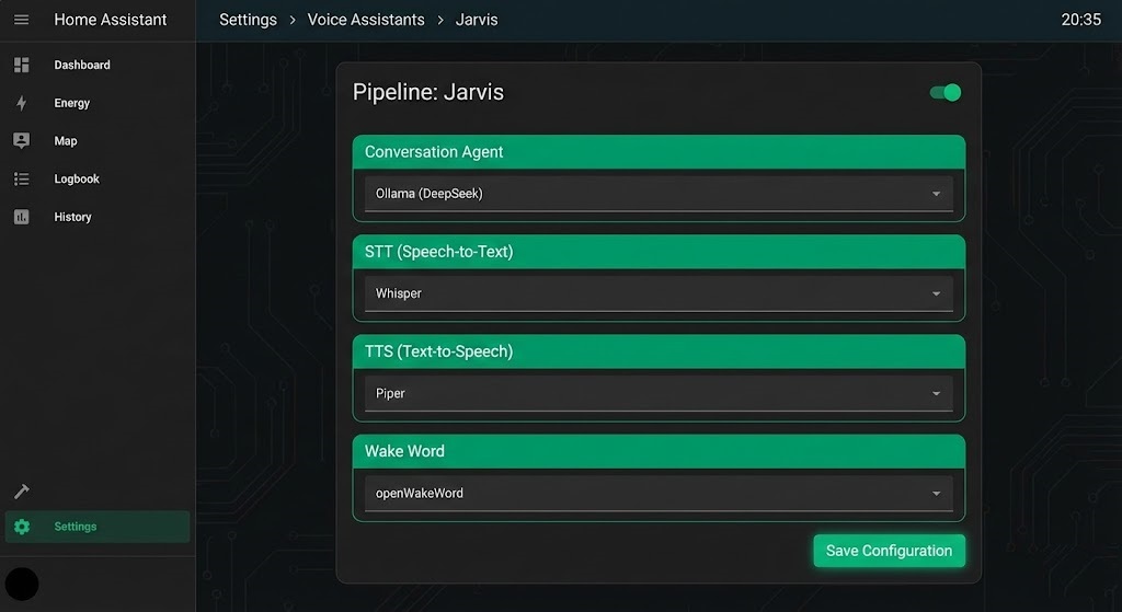 Configuration Screen